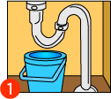 台所や洗面所の排水管の詰まり1