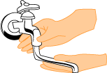 自在パイプの隙間から水が漏れる(単水栓）4