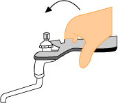 ハンドルの隙間から水が漏れる(単水栓）3
